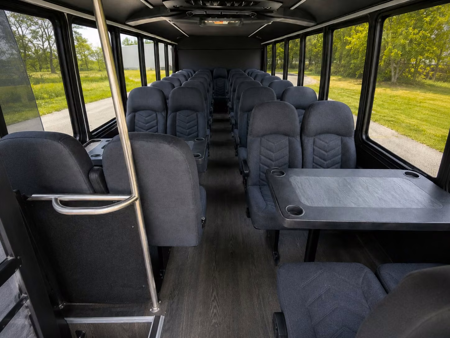 18 passenger minibus interior