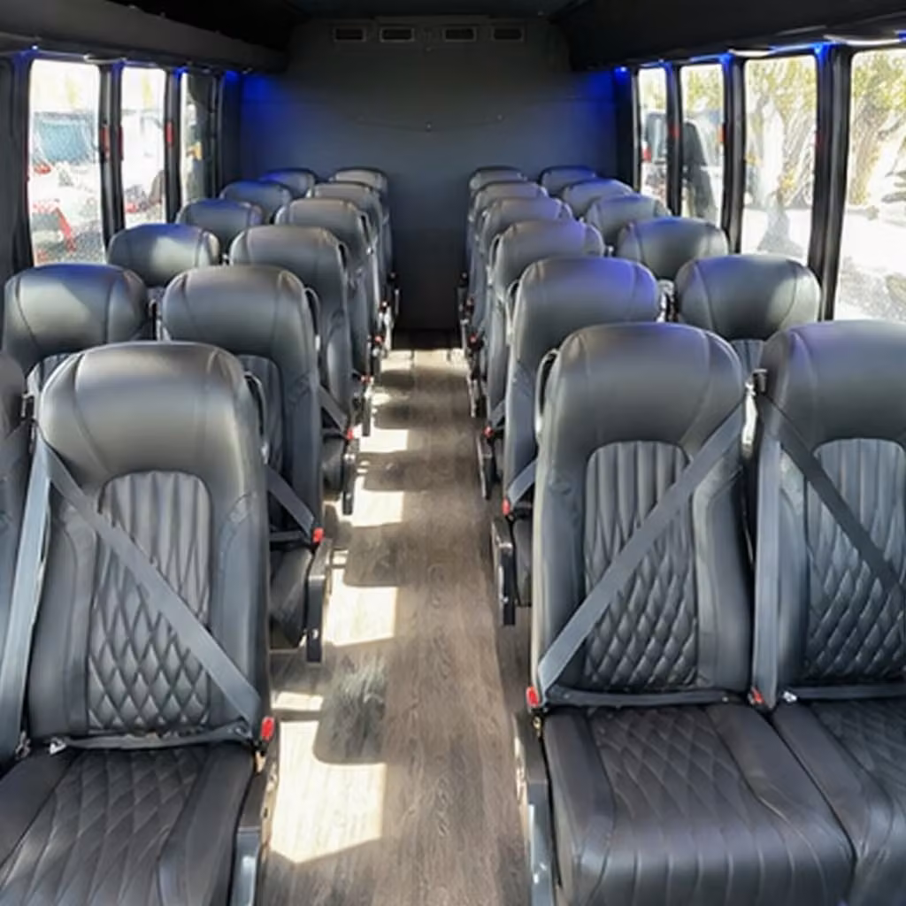 30 passenger minibus interior