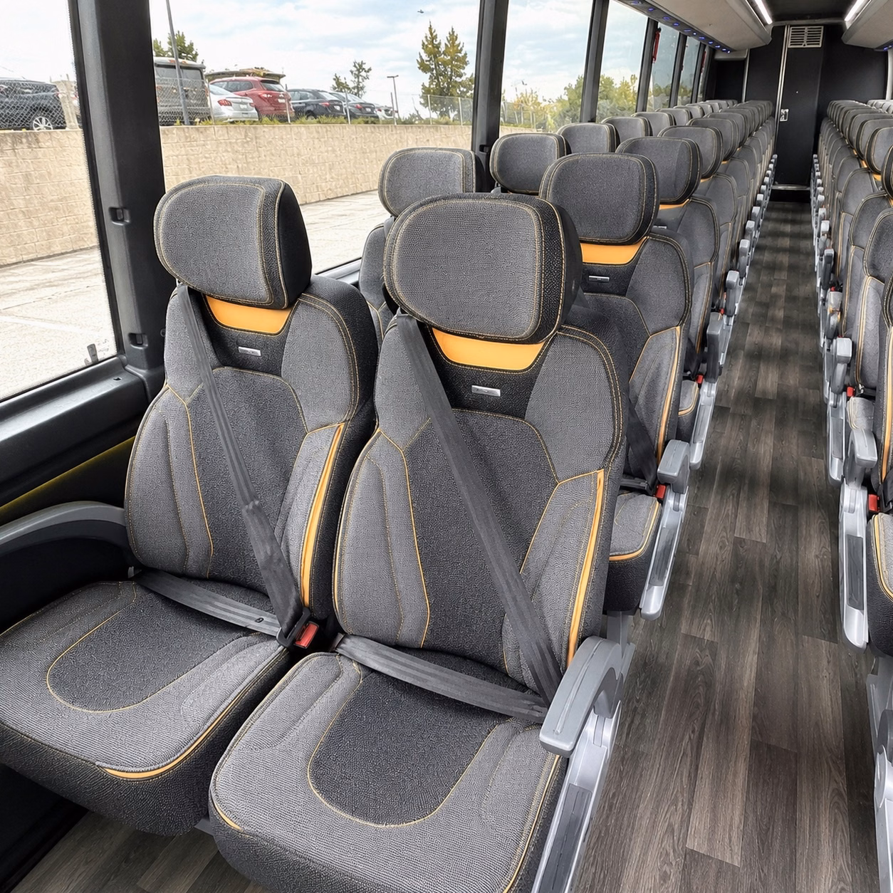 st louis charter bus interior